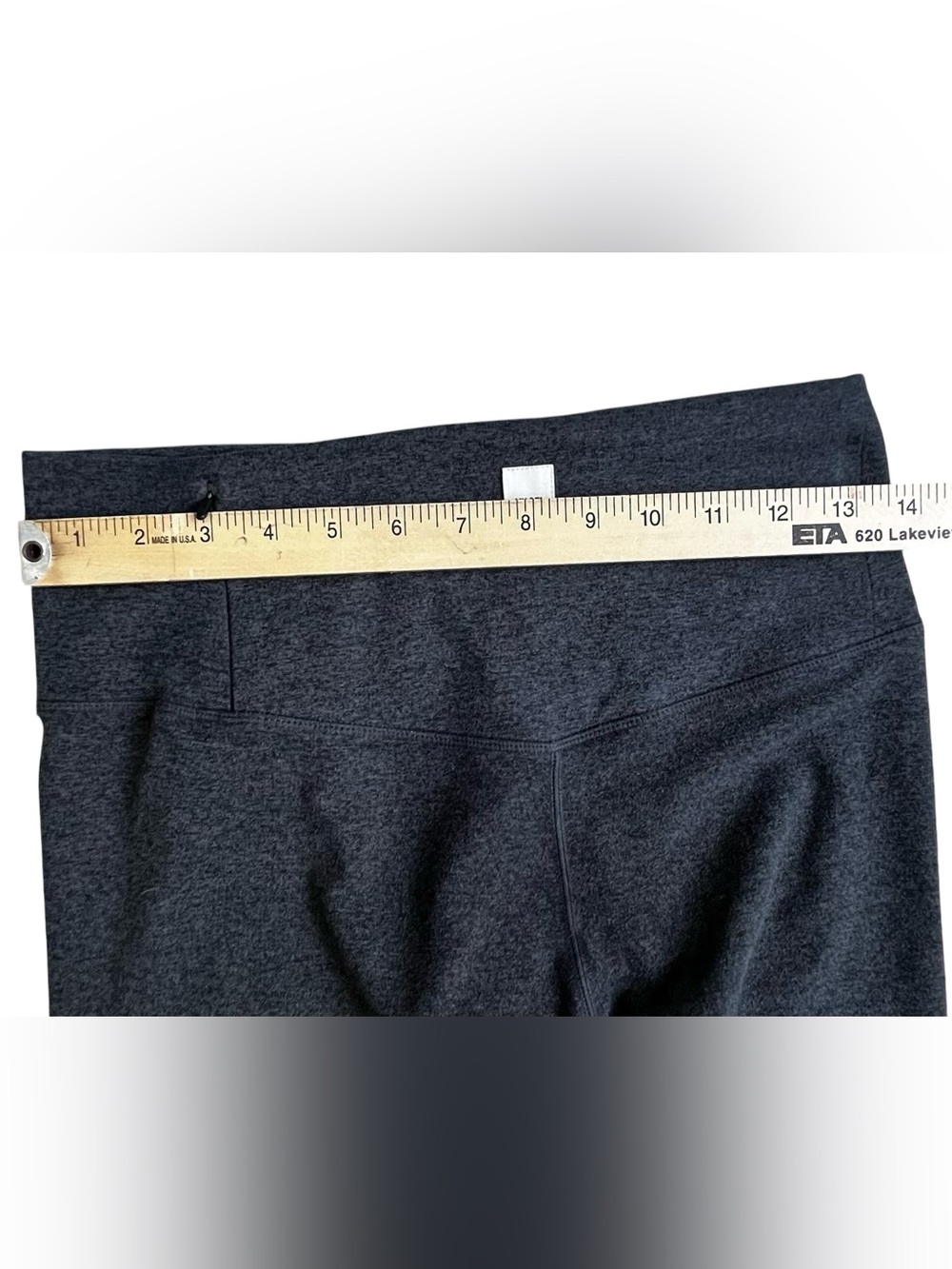 Vuori Charcoal High Rise Performance Leggings Sz Medium - Picture 3 of 7